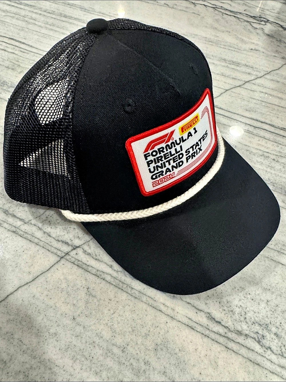 Formula 1 Pirelli United States Grand Prix 2024 Austin TX Rope Trucker Snapback